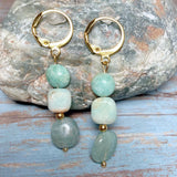 Amazonite Stone Jewelry Set (DESIREE)