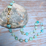 Amazonite Stone Jewelry Set (DESIREE)