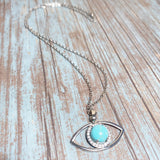 Evil Eye Howlite Stone Necklace (ZIYA)