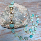 Amazonite Stone Jewelry Set (DESIREE)