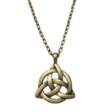 Celtic Knot Bronze Chain Necklace (RONAN)