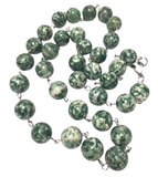 Green Spot Jasper Stone Necklace (SORENTO)