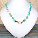 Amazonite Stone Jewelry Set (DESIREE)