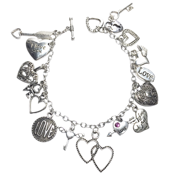 Love Charm Chain Bracelet (VALENTINE)