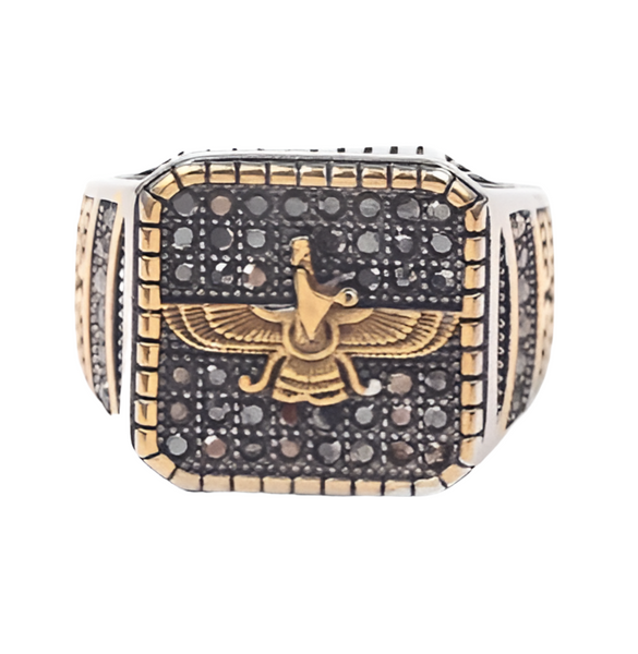 Ancient Persian Symbol Ring Size 10 – Eurobeadsca