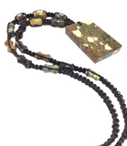 Men's Agate & Jasper Stone Cord Necklace (ROCCO)