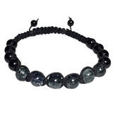 Men's Beaded Glass Cord Bracelet (ENZO)