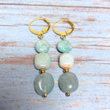 Amazonite Stone Jewelry Set (DESIREE)