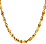 Men's 6mm Thick Gold Chain Necklace (CASSIUS)