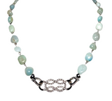 Amazonite Stone Necklace (DAPHNE-N)