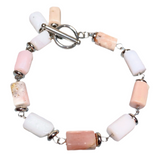 Pink Opal Stone Bracelet (ABIGAIL)