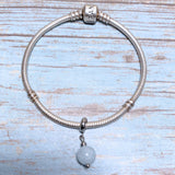 Aquamarine Stone Charm (Fits Pandora)