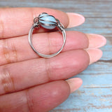 Amazonite Stone Ring Size 6.5 (DAPHNE-R1)