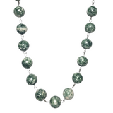 Green Spot Jasper Stone Necklace (SORENTO)