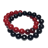 Red & Black Layered Bracelet (ZINA)