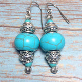 Howlite Gemstone Earrings (PRETORIA)