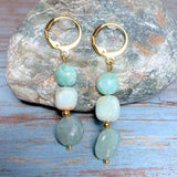 Amazonite Stone Jewelry Set (DESIREE)