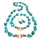 Howlite Stone Jewelry Set (DIMITRA)