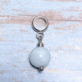 Aquamarine Stone Charm (Fits Pandora)