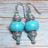 Howlite Gemstone Earrings (PRETORIA)