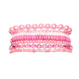 Light Pink Bracelet Stack (DELPHINE)