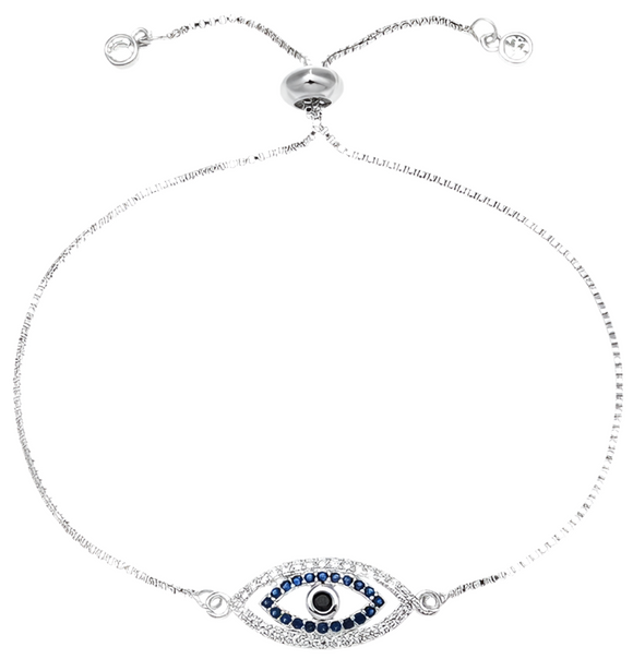 Evil Eye Rhinestone Bracelet (MUNYA)