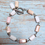 Pink Opal Stone Bracelet (ABIGAIL)