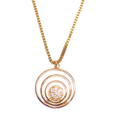 Circles Rhinestone Necklace (CARRIE)