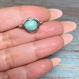 Amazonite Stone Ring Size 8 (DAPHNE-R2)