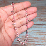 Pink Acrylic Anklet (LANE)