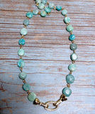 Amazonite Stone Jewelry Set (DESIREE)