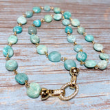 Amazonite Stone Jewelry Set (DESIREE)