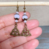 Celtic Knot Jewelry Set Bronze Pink (EILISH)