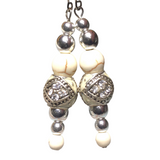 Howlite Stone Earrings (MAYA)