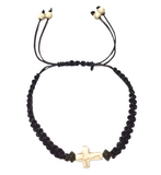 Cross Howlite Gemstone Cord Bracelet (CLIO)