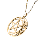 Knotted Pentagram Necklace (RUE)