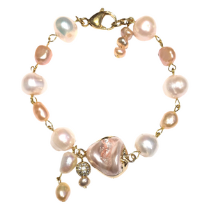 Pearl Glam Beaded Bracelet