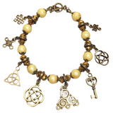 Celtic Charm Bracelet Bronze Golden (GRANIA)