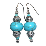 Howlite Gemstone Earrings (PRETORIA)