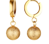 Textured Glam Ball Earrings (COSMA)