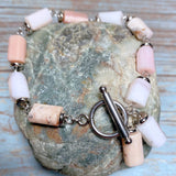 Pink Opal Stone Bracelet (ABIGAIL)