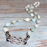 Amazonite Stone Necklace (DAPHNE-N)