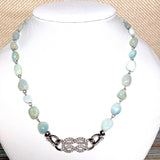 Amazonite Stone Necklace (DAPHNE-N)