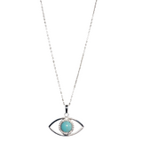 Evil Eye Howlite Stone Necklace (ZIYA)