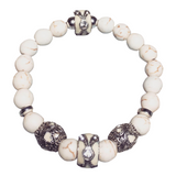 Howlite Stone Bracelet (MAHALIA)