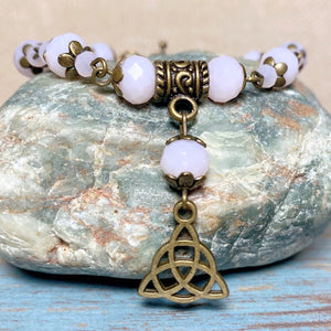 Celtic Knot Bronze Pink Bracelet (EILISH-B)