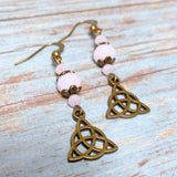 Celtic Knot Jewelry Set Bronze Pink (EILISH)