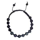 Men's Beaded Glass Cord Bracelet (ENZO)