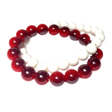 Red & White Layered Bracelet (AGATA)