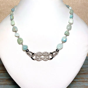 Amazonite Stone Necklace (DAPHNE-N)